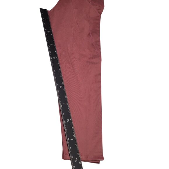 CORE 10 Women High-Waist Side-Pocket Yoga Comfort Midi-Legging Pink Size Large - Picture 9 of 11